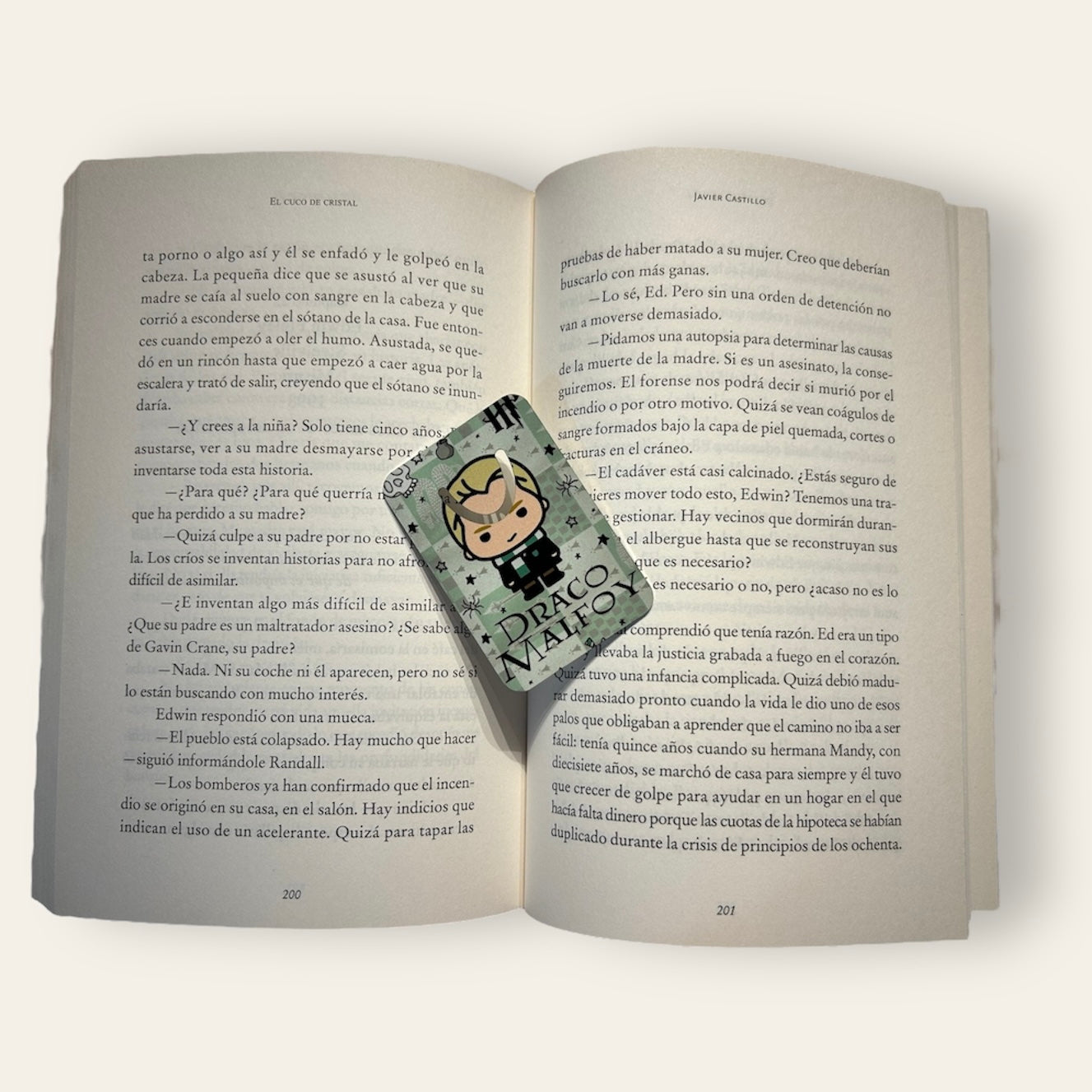 Punto de libro aluminio“Draco Malfoy”